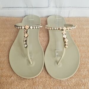 ANN TAYLOR LOFT | JELLY FLIP  FLOPS